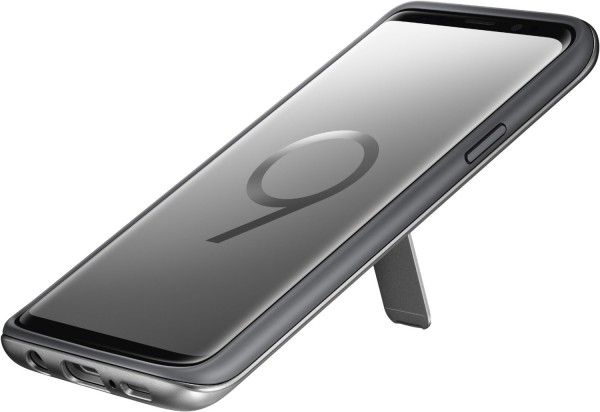 Protective Standing Cover silber für Galaxy S9