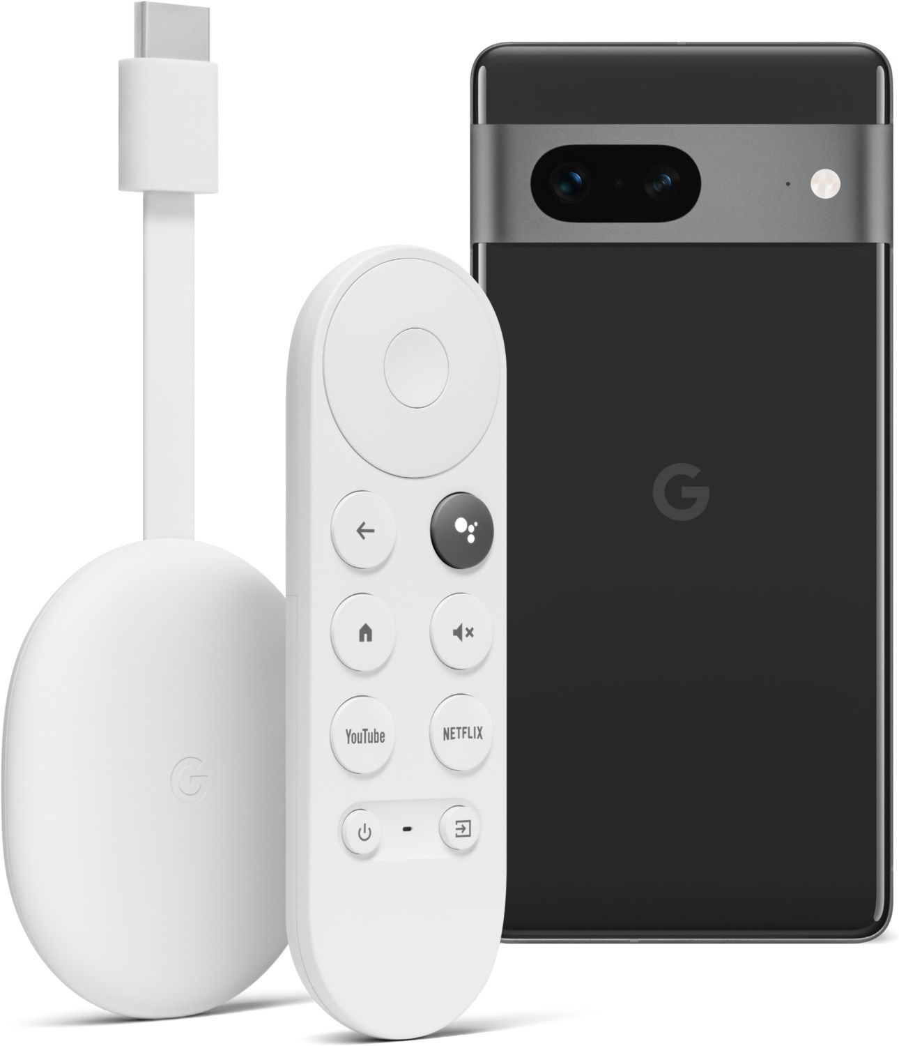 Pixel 7 (128GB) Smartphone obsidian inkl. Chromecast mit Google TV (HD)