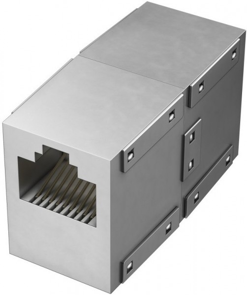 Netzwerkadapter, CAT-6, 1 Gbit/s silber