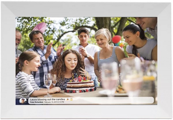 Frameo PFF-1024 (10,1") digitaler Bilderrahmen weiß