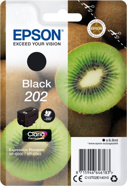 202 Claria Premium Tintenpatrone schwarz