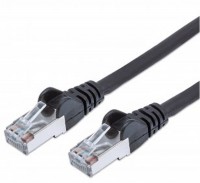 Patchkabel mit Cat7-Rohkabel S/FTP Patchkabel schwarz