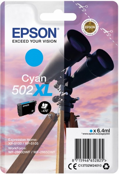 502XL (6,4ml) Tintenpatrone cyan