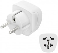 Reiseadapter (Welt>Europa) weiß