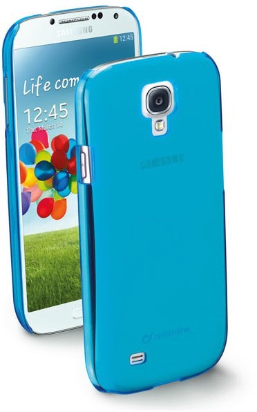 Cool Fluo for Galaxy S IV Schutz-/Design-Covers blau
