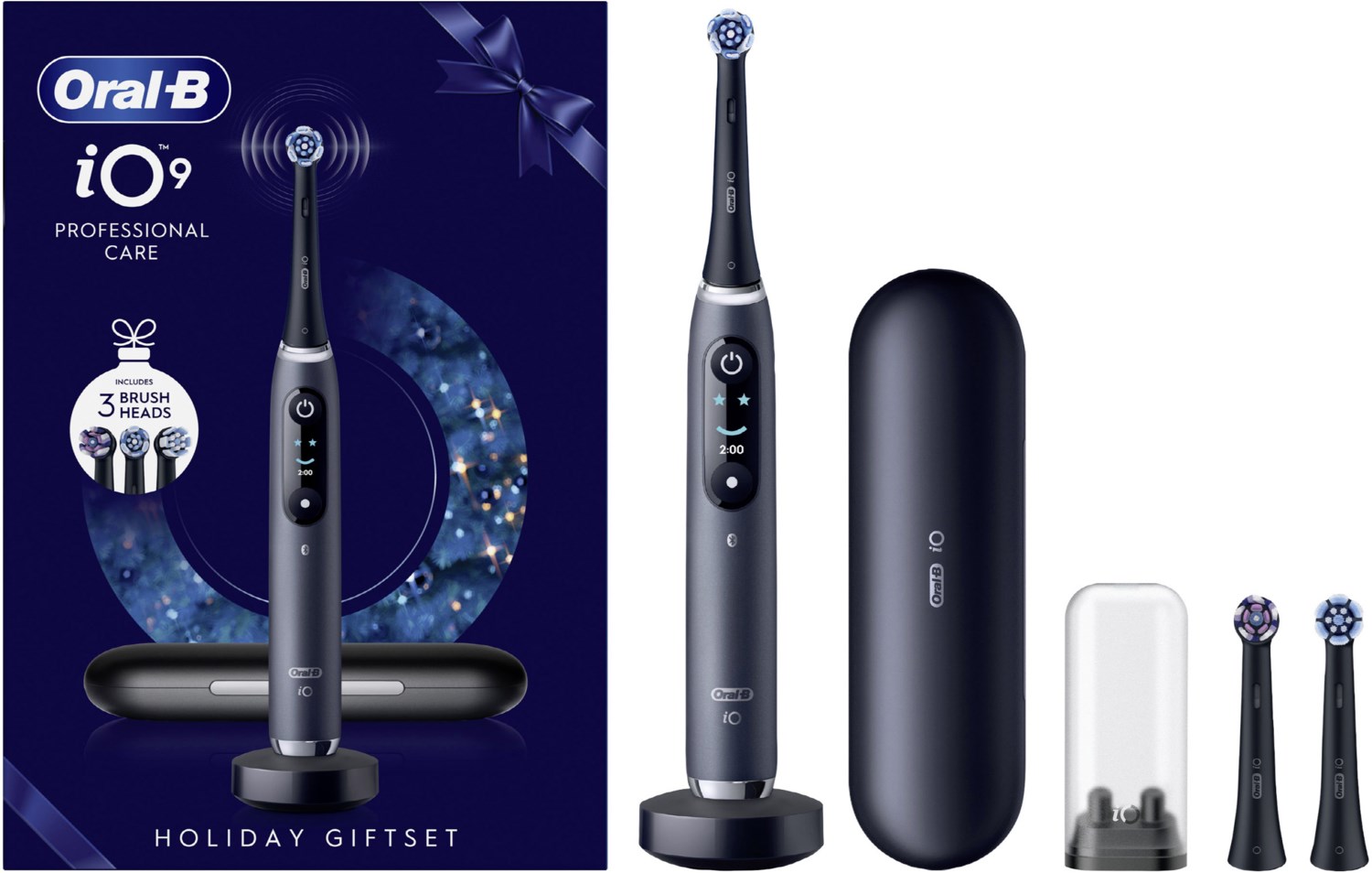 Image of iO Series 9 Black Onyx Geschenk Edition Elektrische Zahnbürste schwarz