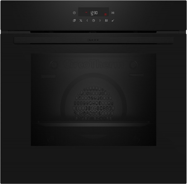 B2CCJ7AK0 Einbaubackofen schwarz, 71 l, Pizza-Stufe, schnelles Vorheizen, pyrolytische Selbstreinigung, 59,4 cm breit, A