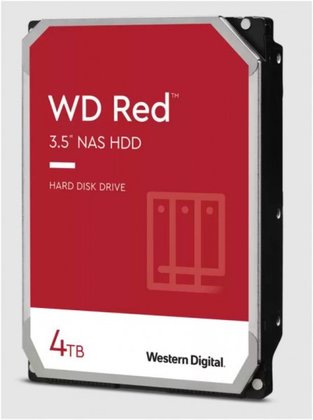 WD Red 3,5" (4TB) bulk Festplatte rot