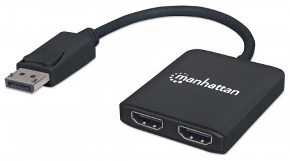 DisplayPort > 2-Port HDMI-Splitter
