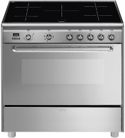 SCD90IMX9-1 Stand-Elektroherd mit Induktionsfeld edelstahl, 115 l, A, 5 Kochzonen