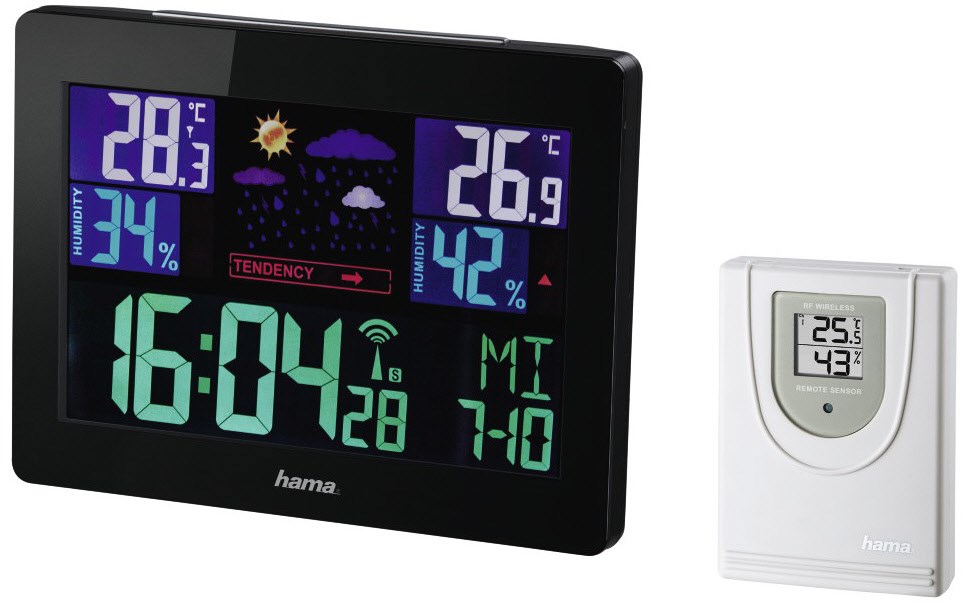 Image of Color EWS-1400 Wetterstation schwarz