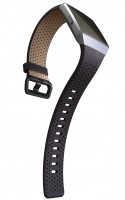 Perforiertes Leder Armband (S) für Ionic nachtblau