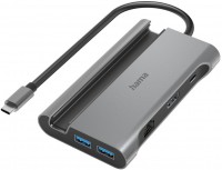 USB-C-Hub 7 Ports grau