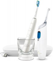 HX8494/01 Diamond & Airfloss Bundle Schallzahnbürste weiß