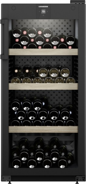 WPbl 4201-20 Weinklimaschrank schwarz