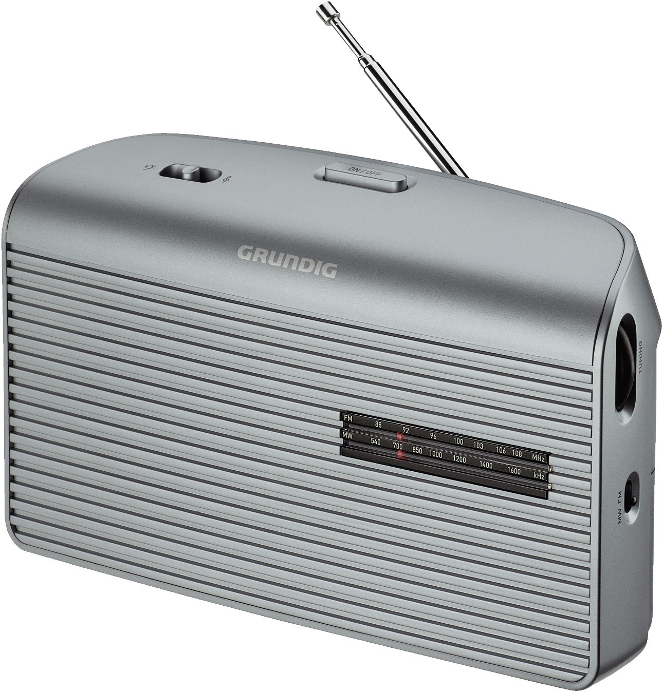 Music 60X G Kofferradio grau