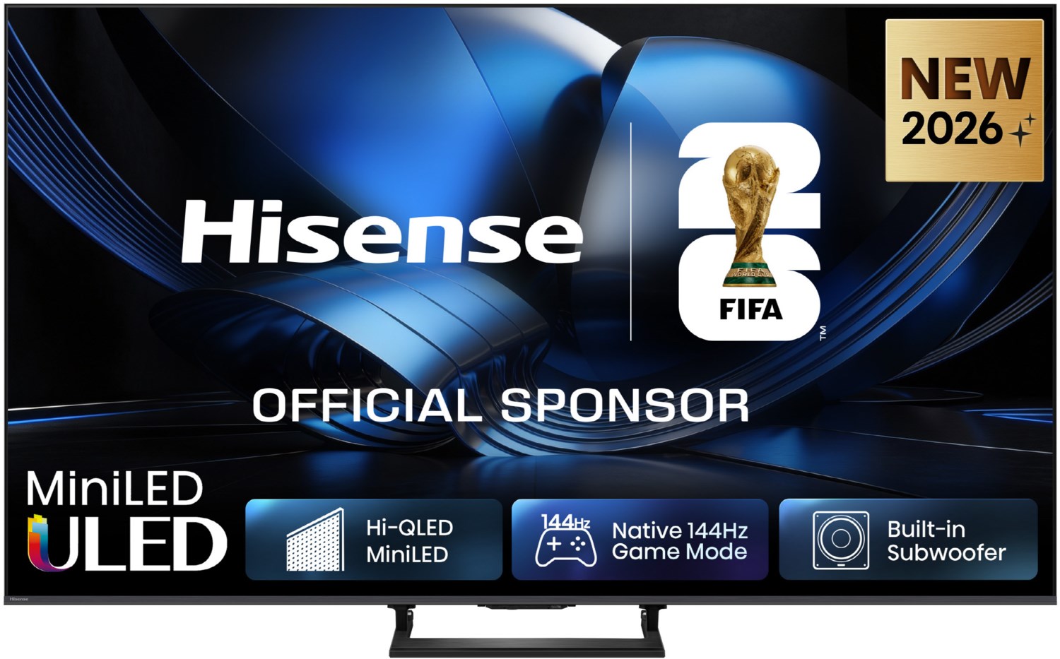 55U7SE 139 cm (55") Hi-QLED MiniLED-TV schwarz, 4K Ultra HD, Smart-TV, 144 Hz, DVB-T2/DVB-C/DVB-S2, Sprachsteuerung