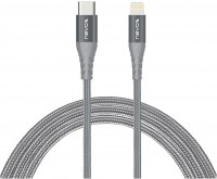 Lightning>USB-C Kabel (2m) silbergrau
