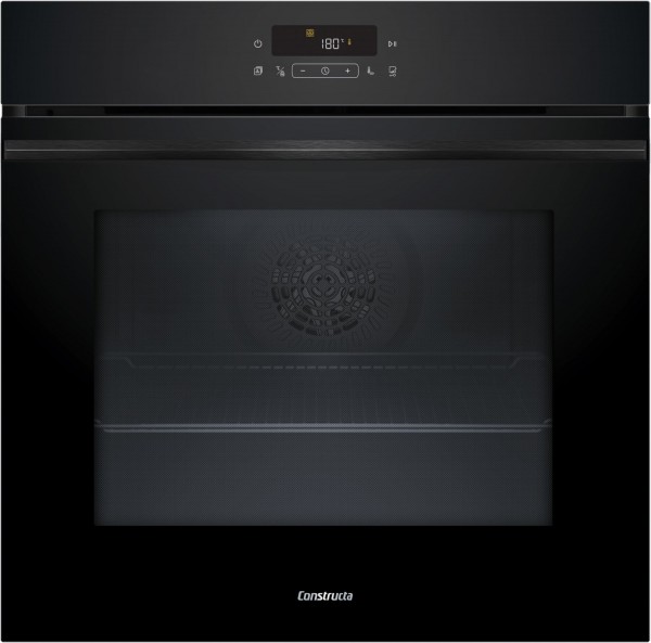 CF4M28063 Einbaubackofen schwarz, 71 l, Pizza-Stufe, schnelles Vorheizen, pyrolytische Selbstreinigung, 59,4 cm breit, A+