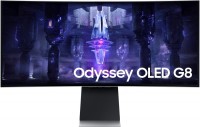 Odyssey OLED G8 S34BG850SU 86 cm (34") Smart OLED Gaming Monitor silber, Ultrawide (3440x1440), 0,03 ms Reaktionszeit, gebogen