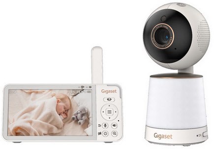 Baby 500 Video-Babyphone cream white/bronze