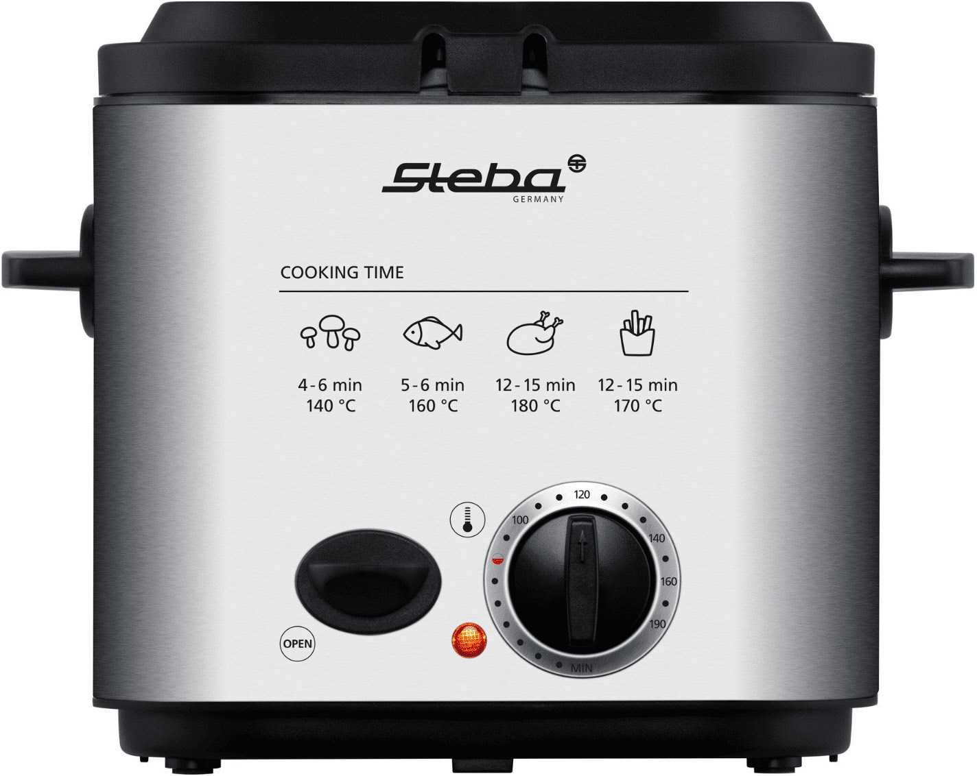 Image of DF 95 Mini-Fritteuse edelstahl/schwarz