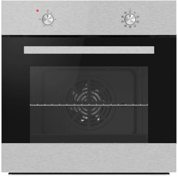EB7IX Einbaubackofen edelstahl, 64 l, 59,5 cm breit, A