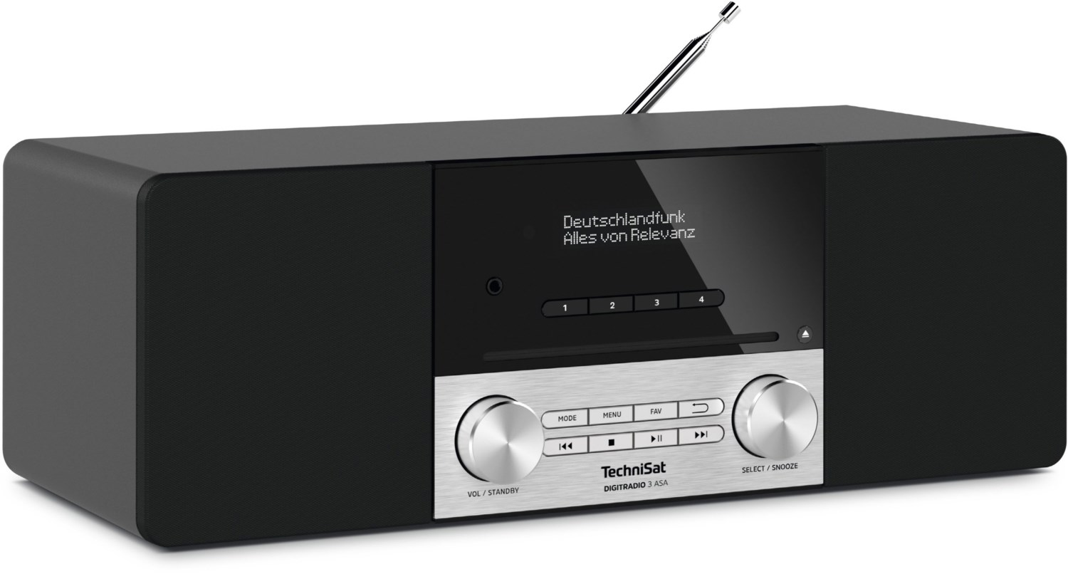 DigitRadio 3 CD/Radio-System schwarz/silber