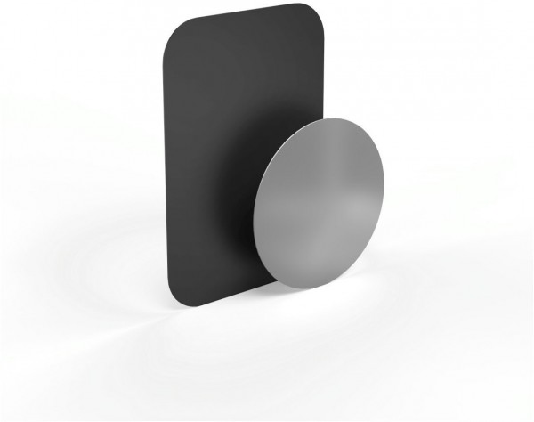 Hama Ersatz-Metallplatten für Univ. Smartphone-Halter Magnet silber
