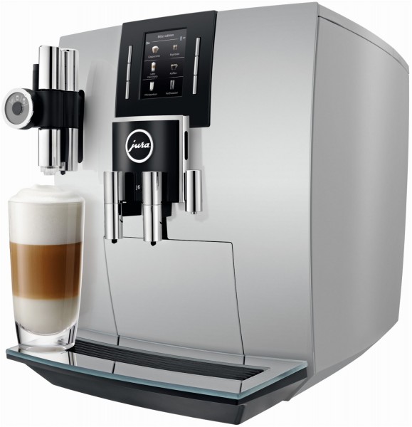 J6 Kaffee-Vollautomat Brillantsilber