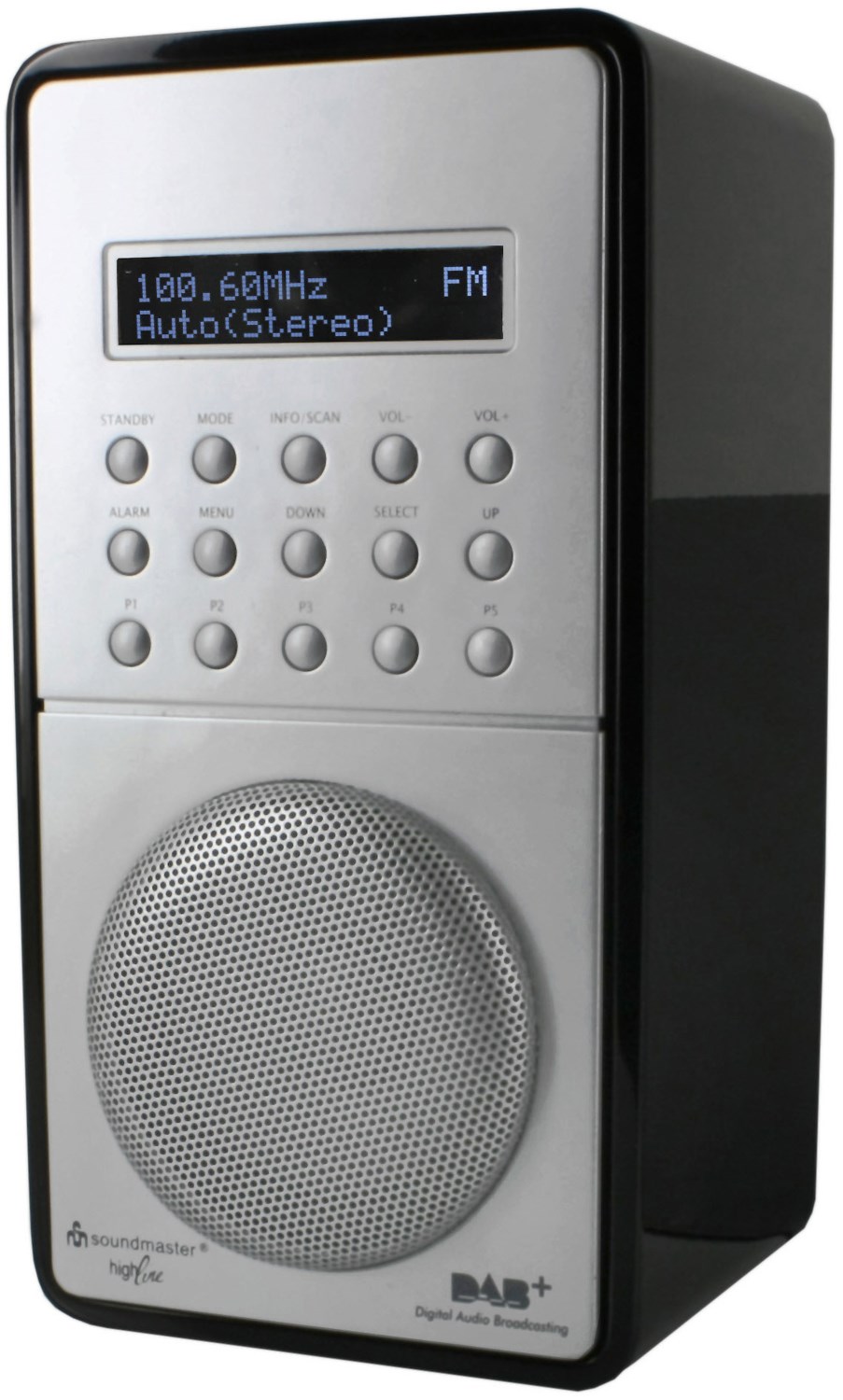 DAB100 Kofferradio mit DAB/DAB+ schwarz