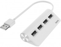 USB-Hub 4 Ports USB 2.0, 480 Mbit/s weiß