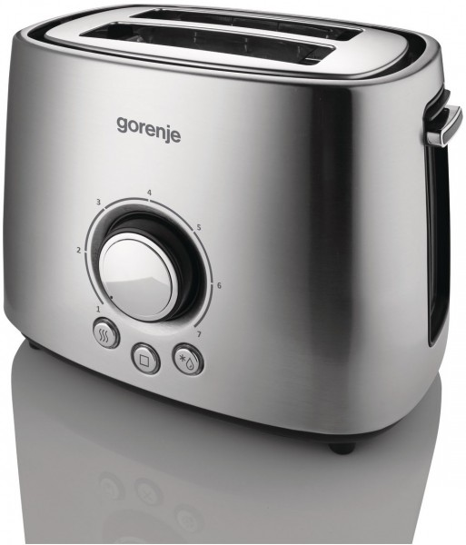 T1000E Kompakt-Toaster edelstahl