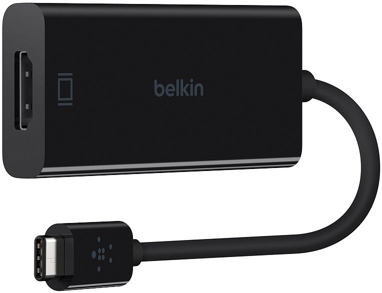 Adapter USB-C auf HDMI (15 cm) schwarz