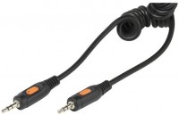Spiralkabel 3,5mm Stecker <-> 3,5mm Stecker