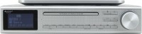 UR 2195 SI Uhrenradio mit CD silber