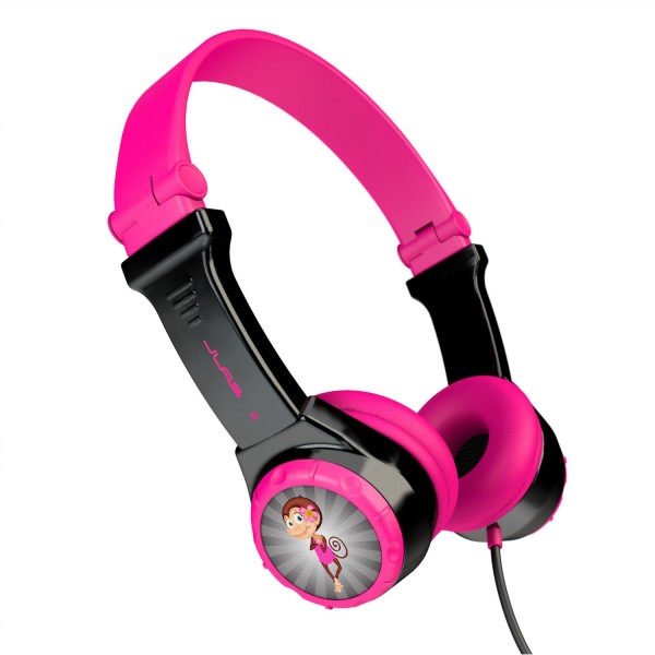 JBuddies Folding Kids Kopfhörer mit Kabel pink