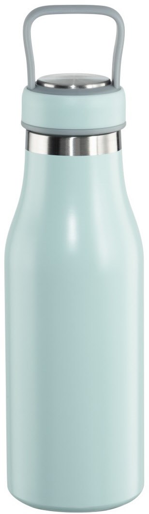 Isolierflasche (500ml) Deckel mit Griff Pastellblau