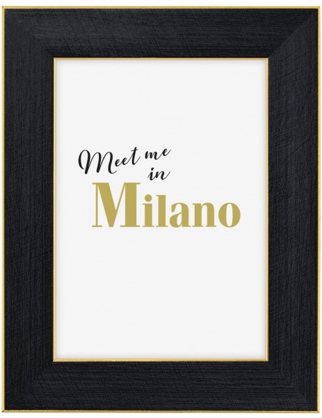Porträtrahmen Milano 13x18cm schwarz