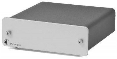 Phono Box Phono-Vorverstärker silber