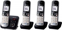 KX-TG6824GB Schnurlostelefon mit Anrufbeantworter schwarz