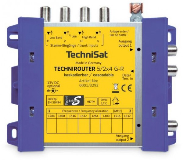 Technirouter 5/2 x 4 G-R Multischalter-Grundeinheit
