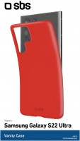 Vanity Cover für Galaxy S22 Ultra rot