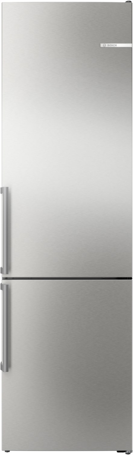 Bosch KGN39AIAU Serie 6 Freistehende Kühl-Gefrier-Kombination mit Gefrierbereich unten - mit gebürstetem Stahl und AntiFingerprint - Gebürsteter Stahl