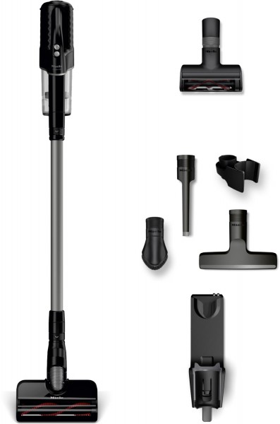 Duoflex HX1 Cat &amp; Dog Akku-Staubsauger obsidianschwarz, Stielstaubsauger, 55 min Laufzeit, 0,3 l Staubvolumen, Elektro-Bodenbürste, Tierhaar-Düse