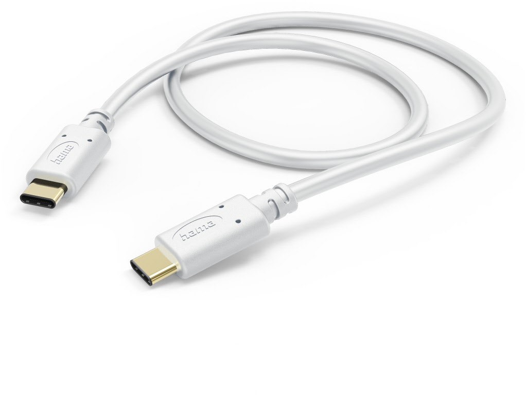 Ladekabel, USB-C>USB-C (1,5m) weiss