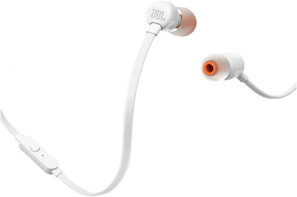 JBL T110 In-Ear-Kopfhörer mit Kabel EURONICS weiß 
