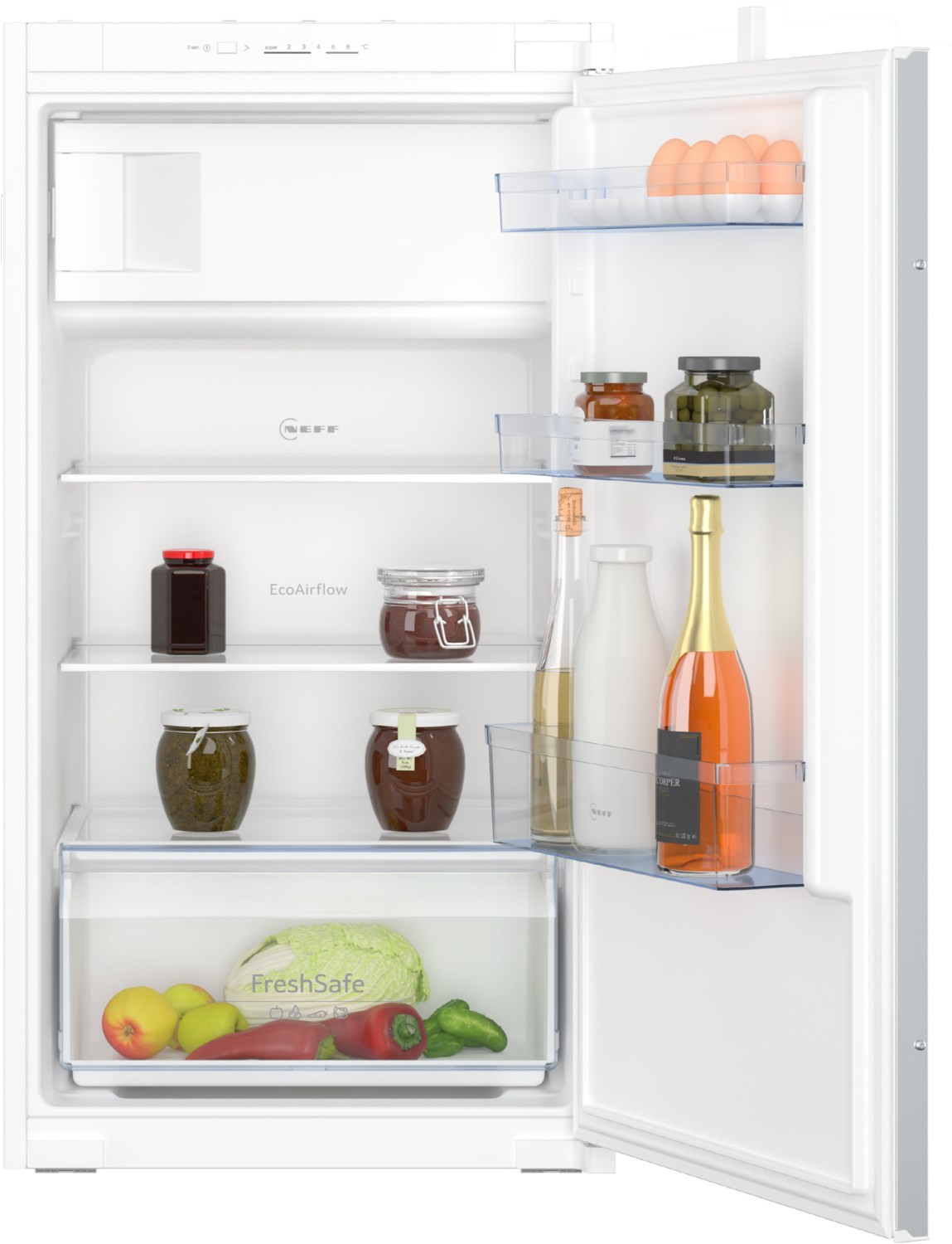 NEFF KI2321SE0 Einbau-Kühlschrank mit Gefrierfach weiß / E