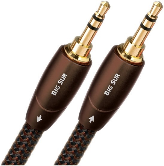 Big Sur 3,5mm>3,5mm (2m) Audiokabel schwarz/braun