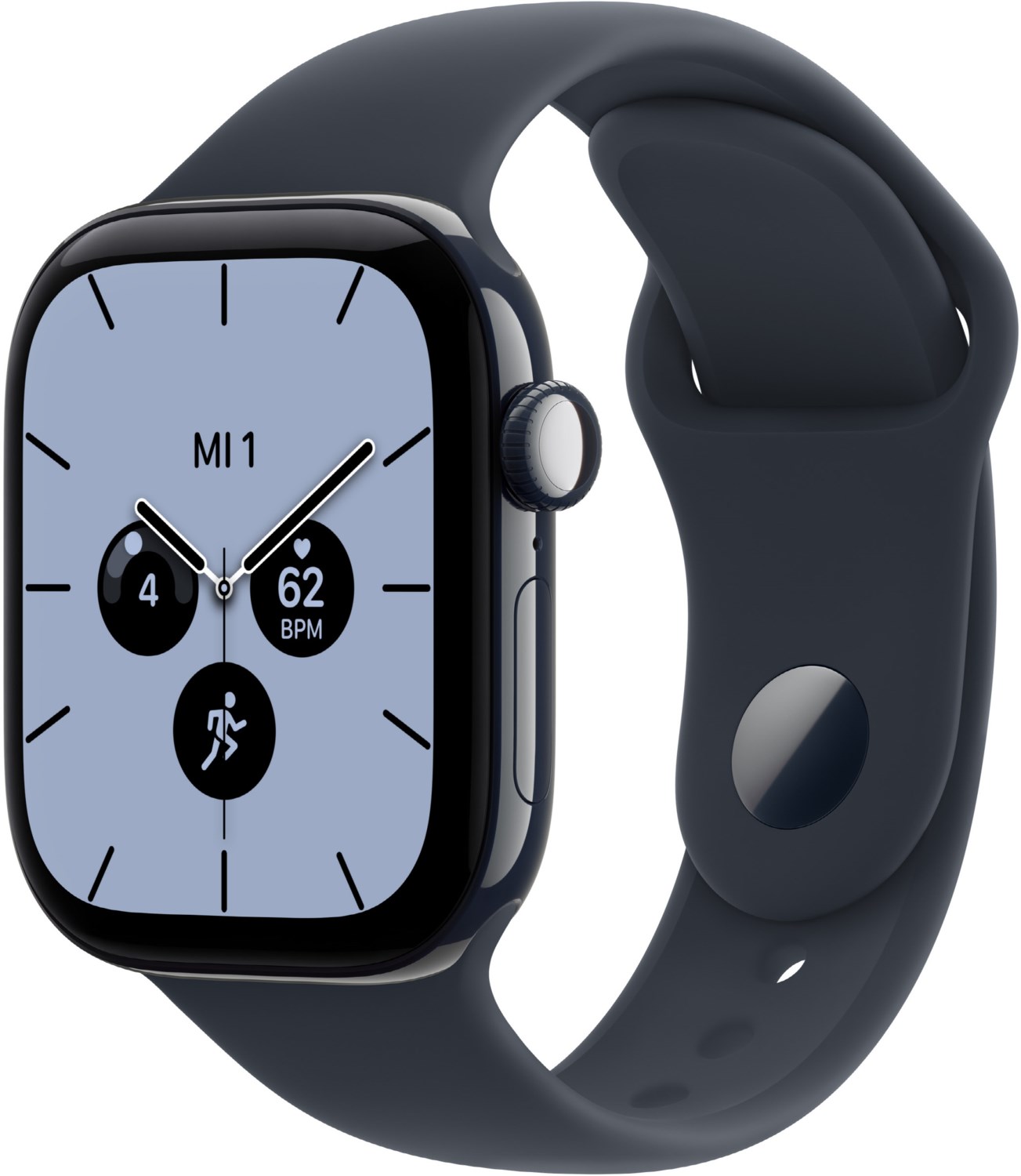 Apple Watch Series 12 (42mm) GPS+5G Smartwatch Keramik mit Sportarmband S/M nachtblau/navyblau